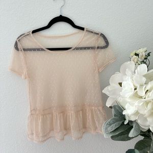 Vintage lace top